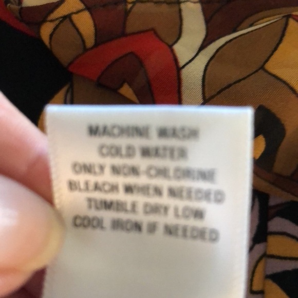 VINTAGE North Style  Scoop Neck Flounce Sleeves A line Jersey Knit Dress Size L - Picture 9 of 9